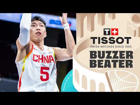 Sanning Liao 🇨🇳 | 🚨 TISSOT Buzzer Beater | FIBA Basketball World Cup 2027 Asian Qualifiers