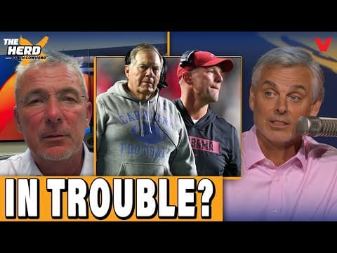 Are Bill Belichick & Kalen DeBoer IN TROUBLE at UNC & Alabama? | THE HERD College Football
