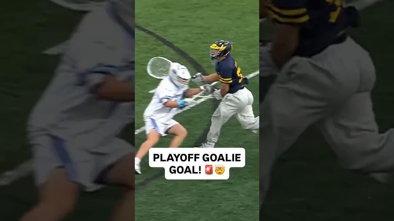HUNTER TAYLOR PUT THE TEAM ON HIS BACK!! 😤💨 (via Michigan Lacrosse, BTN)