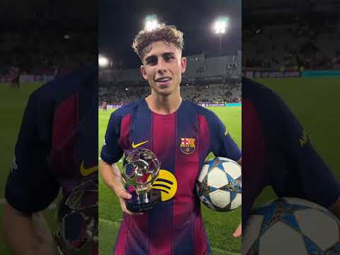 Hattrick boy ⚽️⚽️⚽️ #fcbarcelona #football #championsleague #shorts