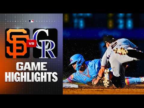 Giants vs. Rockies Game Highlights (5/29/26) | MLB Highlights
