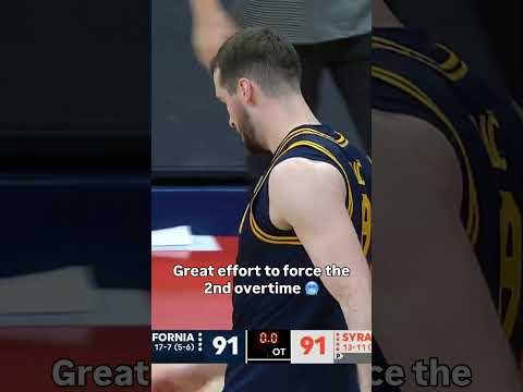 This game was so close 👏 #californiagoldenbears #accbasketball #collegebasketball