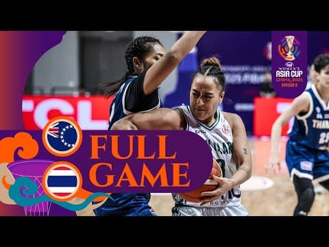 Cook Islands 🇨🇰 vs, Thailand 🇹🇭 | Full Game | FIBA #AsiaCupWomen 2025  - Division B
