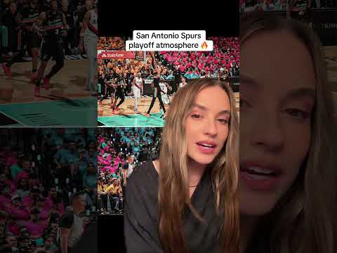 The Spurs turned their arena into a fiesta 🔥. #nbaplayoffs