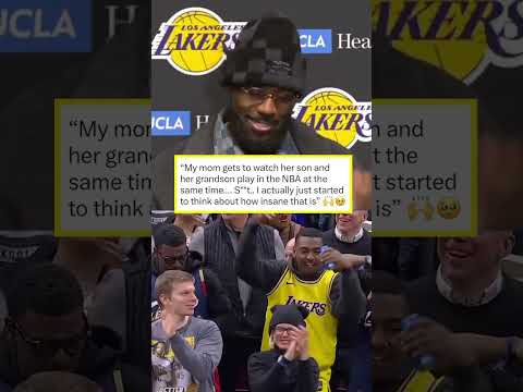 LeBron taking it all in. 🙌🥹