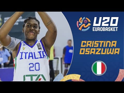 Cristina Osazuwa 🇮🇹 | ALL-STAR FIVE | Full Highlights | FIBA U20 Women's EuroBasket 2025