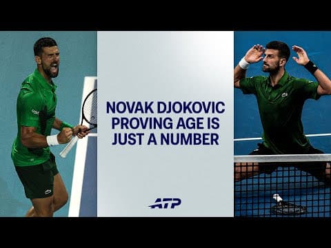 Novak Djokovic Proving Age Is Just A Just Number...😱