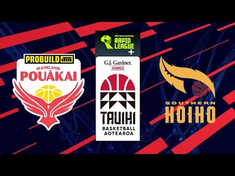 LIVE - Mainland Pouākai v Southern Hoiho | Tauihi Basketball Aotearoa 2025