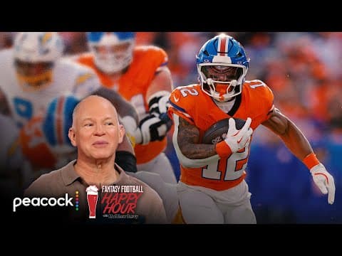 Can Broncos' RJ Harvey exploit poor Bills run defense? | Fantasy Football Happy Hour | NFL on NBC