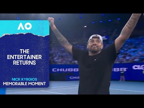 Nick Kyrgios is Hyped Up in the 1 Point Slam! | Australian Open 2026