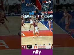 Immaculate ball movement 😮‍💨 #ncstate #ncstatewolfpack #accbasketball #collegebasketball #sports