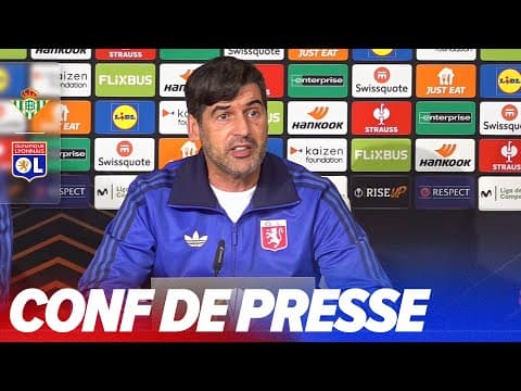 Paulo Fonseca & Dominik Greif avant Betis Seville - OL : "Rester fidèle à notre jeu"