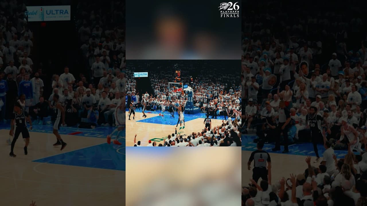 Ball on a string 🔁 🎥 #okcthunder