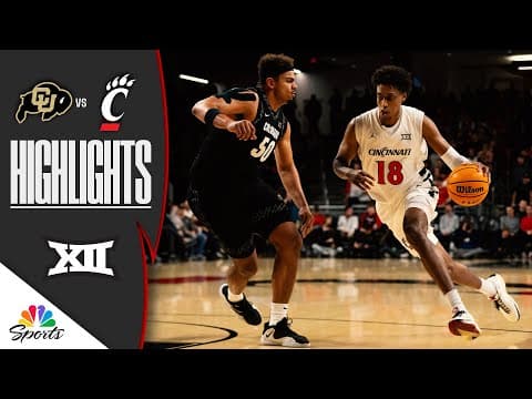 Colorado vs. Cincinnati | COLLEGE BASKETBALL HIGHLIGHTS | 1/14/26 | NBC Sports