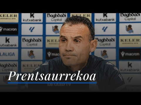 RUEDA DE PRENSA 13:30 | Sergio Francisco |  Deportivo Alavés - Real Sociedad