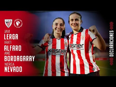 🎙️ Alfaro, Bordagaray, Nevado & Lerga | post Athletic Club 2-1 RCD Espanyol | Liga F 2025-26 MD18