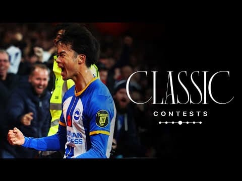 Classic Contest | Arsenal 1 Brighton 3 | EFL Cup