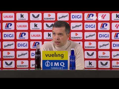 Rueda de prensa de Luís Castro tras el encuentro Athletic Club-Levante UD