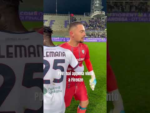 Il Cagliari batte la Fiorentina e vola a 25 punti in classifica 💪 #cagliari #fiorentinacagliari