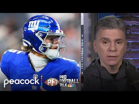 Giants’ Jaxson Dart must learn to protect himself from big hits | Pro Football Talk | NFL on NBC