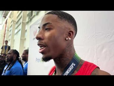 Jordan Anthony Takes Down Trayvon Bromell and Noah Lyles to Win 60m at U.S. Indoor Championships