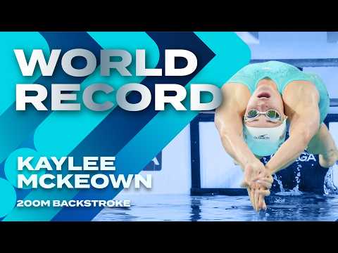 🇦🇺 Kaylee McKeown 1:57.87! A new World Record in the women’s 200m backstroke! 🔥