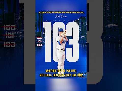 103 MPH in HIGH SCHOOL?Jack Bauer explains to me how he threw 103 mph in High School.