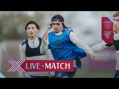 LIVE: West Ham United U21 v Athletic Club B | Premier League International Cup