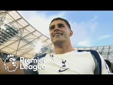 Micky van de Ven nets Tottenham Hotspur's third against West Ham | Premier League | NBC Sports