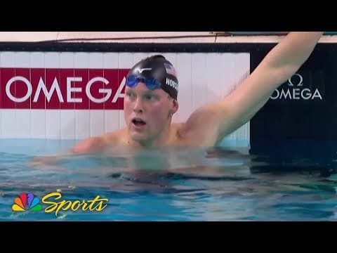 Luke Hobson clinches triple crown with third 200m freestyle win at Toronto World Cup | NBC Sports
