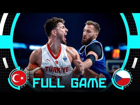 Group Phase | Türkiye v Czechia | Full Basketball Game | FIBA EuroBasket 2025