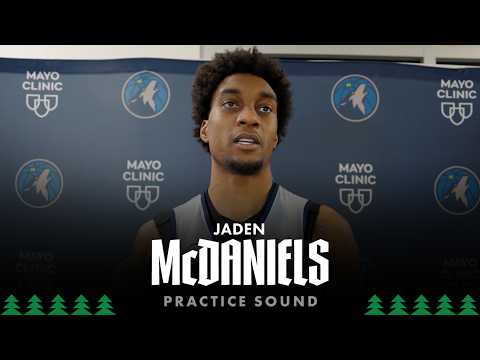 “I’m Just Ready To Get On The Floor With Him.” | Jaden McDaniels Practice Sound | 02.07.26