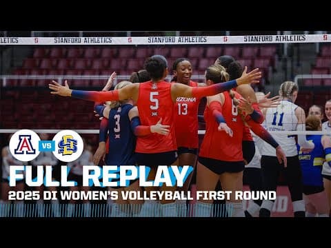 Arizona vs. South Dakota State: 2025 NCAA volleyball first round | FULL REPLAY