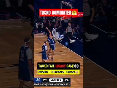 Tacko Fall had a LEGACY GAME😭