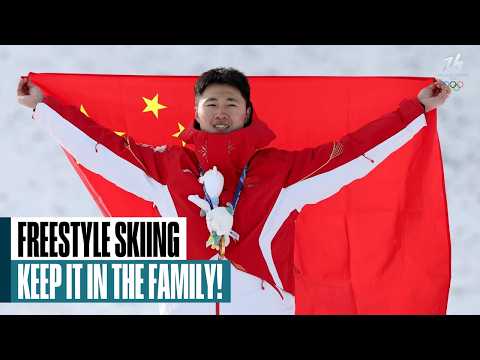 Wang Xindi narrowly beats out Noe Roth for gold in aerials