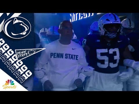 Penn State and Oregon enter White Out game in front of electric crowd | Big Ten on NBC