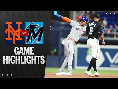 Mets vs. Marlins Game Highlights (9/26/25) | MLB Highlights