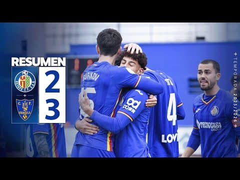 RESUMEN J16 | Getafe B 2 - 3 Orihuela CF