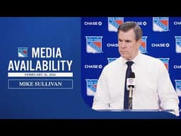 PHI vs NYR: Mike Sullivan Postgame Media Availability | Feb. 26, 2026