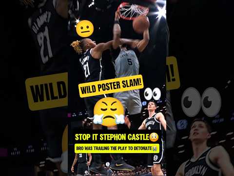 Stephon Castle is an ATHLETIC FREAK😳