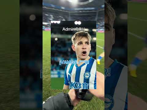 POV Admin Deportivo Alavés tras la victoria contra el Betis #alaves #shorts #betis