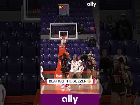 D’Asia Thomas-Harris nothing but net to beat the buzzer 🔥 @ally  #georgiatech #collegebasketball