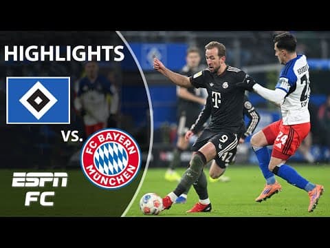 DRAMA AT THE FINISH 🚨 Hamburger SV vs. FC Bayern | Bundesliga Highlights | ESPN FC