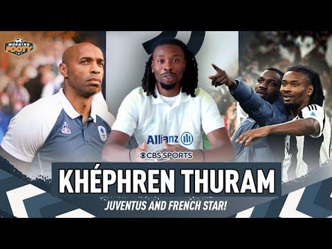 EXCLUSIVE: Khéphren Thuram on Derby d'Italia & Marcus! | His LINK w/ Thierry Henry 🔥 | Morning Footy
