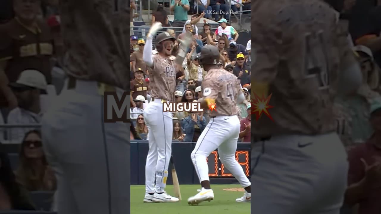 MIGUEL!!! #mlb #padres #homerun #highlights #sports #sandiegopadres #baseball