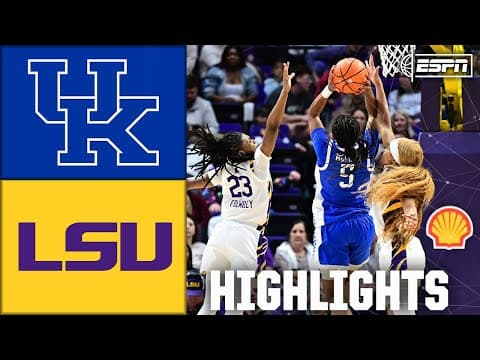 GAME WINNER 🚨 Kentucky Wildcats vs. LSU Tigers | Full Game Highlights | ESPN College Basketball