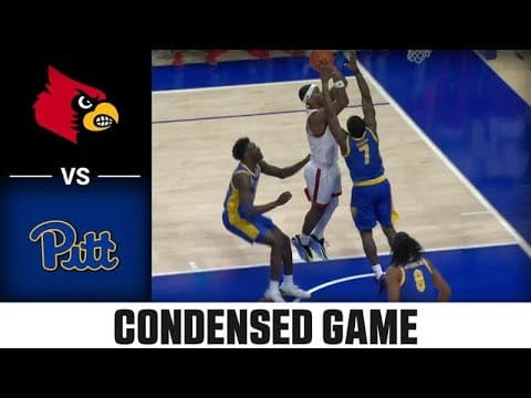 Louisville vs. Pitt Condensed Game | 2025-26 ACC Men's Basketball