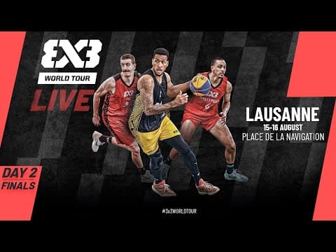 LIVE 🔴 FIBA #3x3WorldTour Lausanne 2025 | Finals | #3x3Basketball