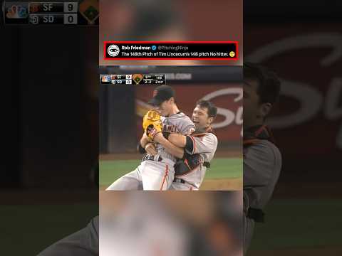 The 148th Pitch of Tim Lincecum's 148 pitch No hitter. 😯