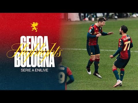 HL | GENOA 3-2 BOLOGNA | SERIE A ENILIVE 25/26